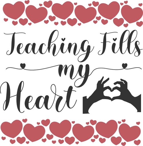 Teaching Fills My Heart (2) Poster Canvas Movie Film Print A0 A1 A2 A3 A4 A5 A6