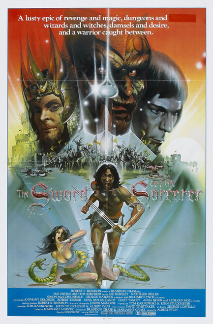 Sword And Sorcerer 02 Poster Canvas Movie Film Print A0 A1 A2 A3 A4 A5 A6 Art Wa