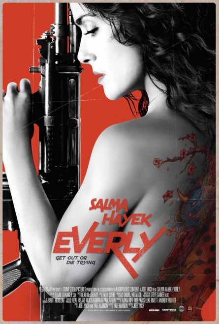 Everly (2015)_1 Movie Film Poster Canvas iconic design