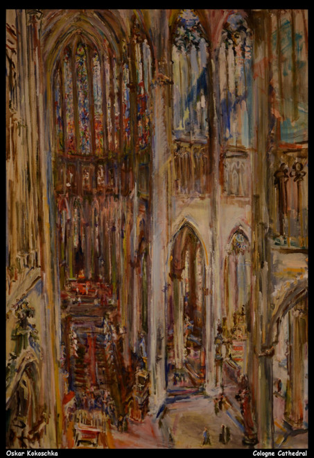 oskar-kokoschka---cologne-cathedral--jpb_16652600500_o(1) Poster Canvas Movie Fi