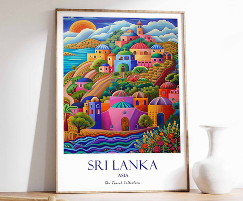 14_Sri Lanka Print, Sri Lanka Travel Poster, Middle East Travel Print, Islamic D