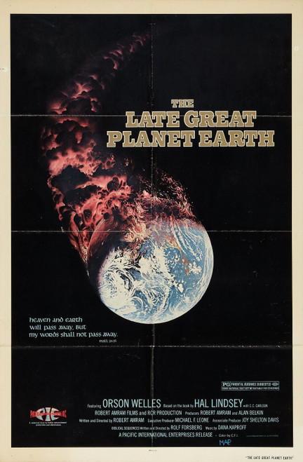The Late Great Planet Earth (1979)_0 Poster Canvas Movie Film Print A0 A1 A2 A3