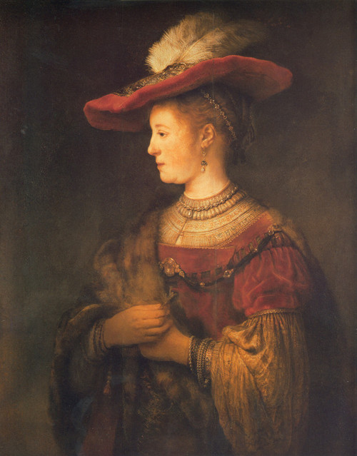 Rembrandt_Saskia Poster Canvas Movie Film Print A0 A1 A2 A3 A4 A5 A6 Art Wall De