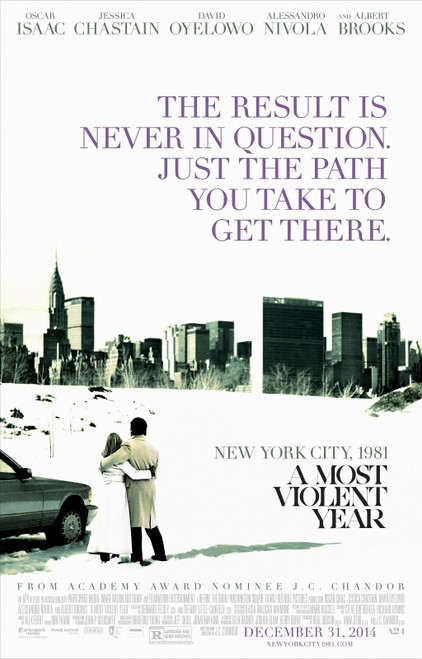 A Most Violent Year (2014)_2 Movie Film Poster Canvas iconic design
