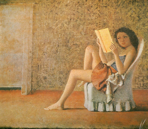Balthus - katia-reading-1974(1) Poster Canvas Movie Film Print A0 A1 A2 A3 A4 A5