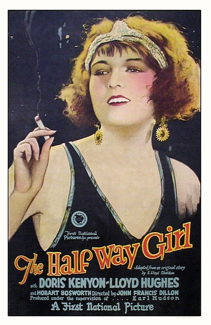 The Half-Way Girl (1925)_0 Poster Canvas Movie Film Print A0 A1 A2 A3 A4 A5 A6 A
