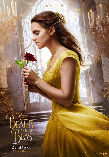 Beauty and the Beast (2017)_31 Movie Film Poster Canvas iconic design