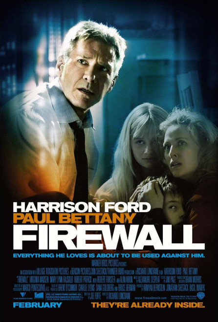 Firewall (2006)_1 Movie Film Poster Canvas iconic design