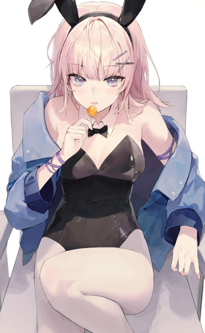 Lollipop Bunny Anime E Girl Art Gallery Poster Canvas Print Wall Decoration A0 A