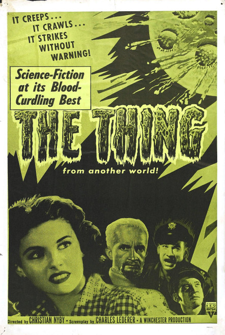 Thing From Another World 08 Poster Canvas Movie Film Print A0 A1 A2 A3 A4 A5 A6