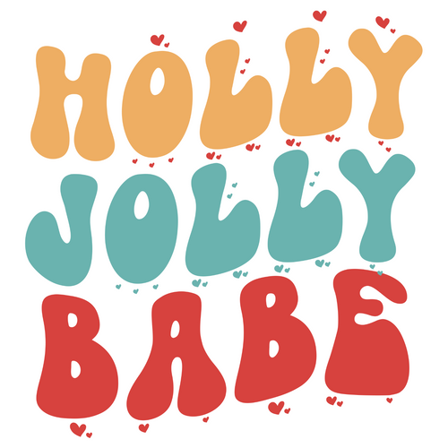 Holly jolly babe-01 Poster Canvas Movie Film Print A0 A1 A2 A3 A4 A5 A6 Art Wall