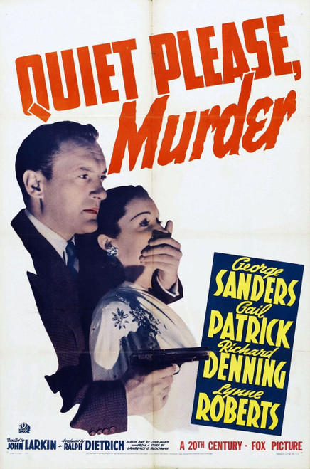 Quiet Please_ Murder (1942)_0 Poster Canvas Movie Film Print A0 A1 A2 A3 A4 A5 A