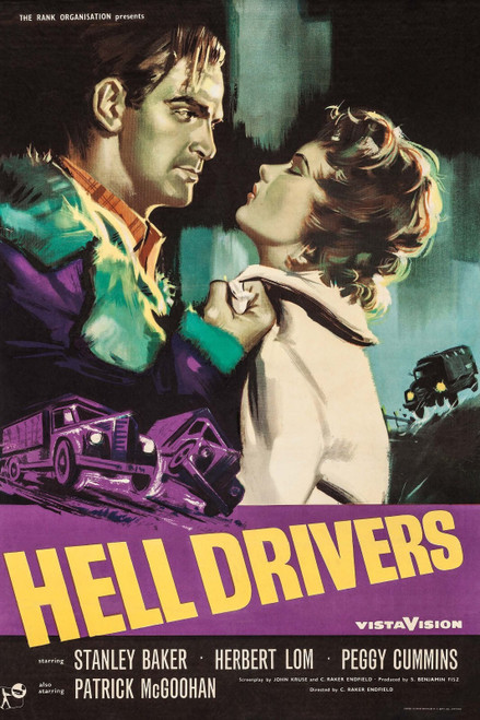 hell-drivers_poster_goldposter_com_3 Poster Canvas Movie Film Print A0 A1 A2 A3