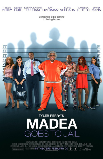 Madea Goes to Jail (2009)_6 Poster Canvas Movie Film Print A0 A1 A2 A3 A4 A5 A6