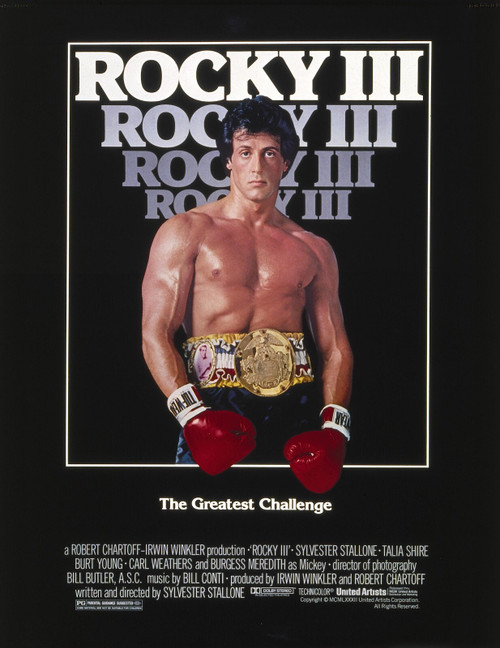 rocky 3 Poster Canvas Movie Film Print A0 A1 A2 A3 A4 A5 A6 Art Wall Decoration