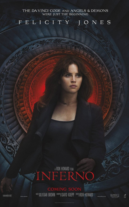 Inferno (2016)_8 Poster Canvas Movie Film Print A0 A1 A2 A3 A4 A5 A6 Art Wall De