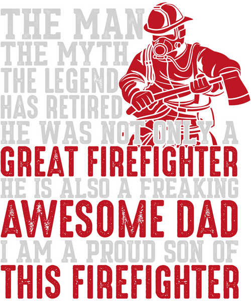 THE-MAN-THE-MYTH-THE-LEGEND-HAS-RETIRED Poster Canvas Movie Film Print A0 A1 A2