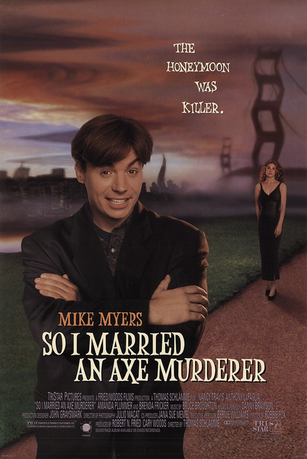 So I Married an Axe Murderer (1993)_0 Poster Canvas Movie Film Print A0 A1 A2 A3