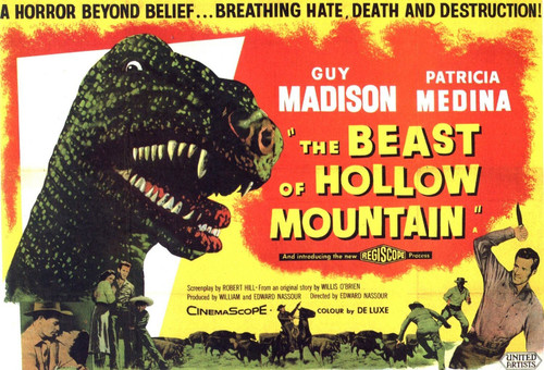 The Beast of Hollow Mountain (1956)_0 Poster Canvas Movie Film Print A0 A1 A2 A3
