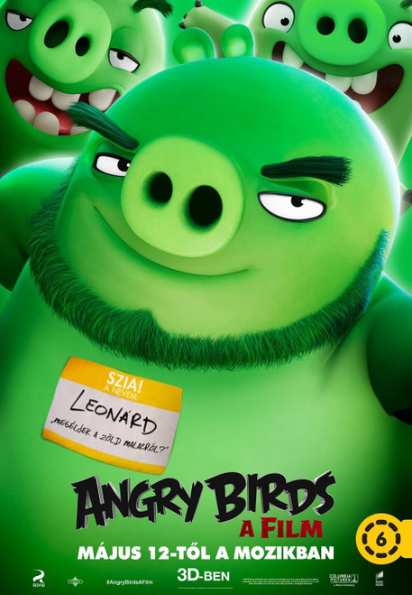 Angry Birds (2016)_10 Movie Film Poster Canvas iconic design