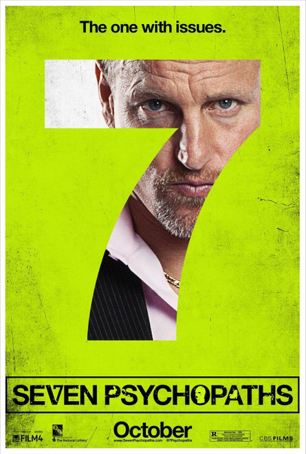 Seven Psychopaths (2012)_8 Poster Canvas Movie Film Print A0 A1 A2 A3 A4 A5 A6 A
