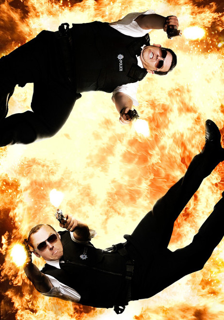 Hot Fuzz (4) Poster Canvas Movie Film Print A0 A1 A2 A3 A4 A5 A6 Art Wall Decora
