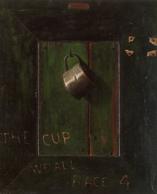 1900 John Peto La coupe qui nous fait courir American painting Poster Canvas Mov