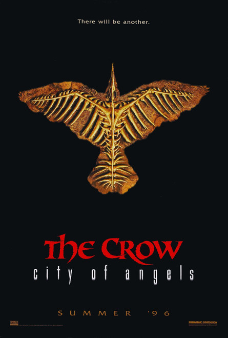 The Crow_ City Of Angels (1996)_1 Poster Canvas Movie Film Print A0 A1 A2 A3 A4