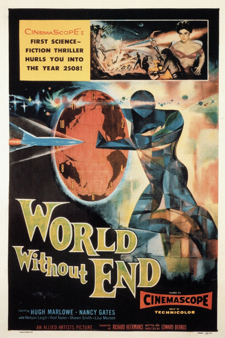 World Without End- (2)-US-1956 small Poster Canvas Movie Film Print A0 A1 A2 A3