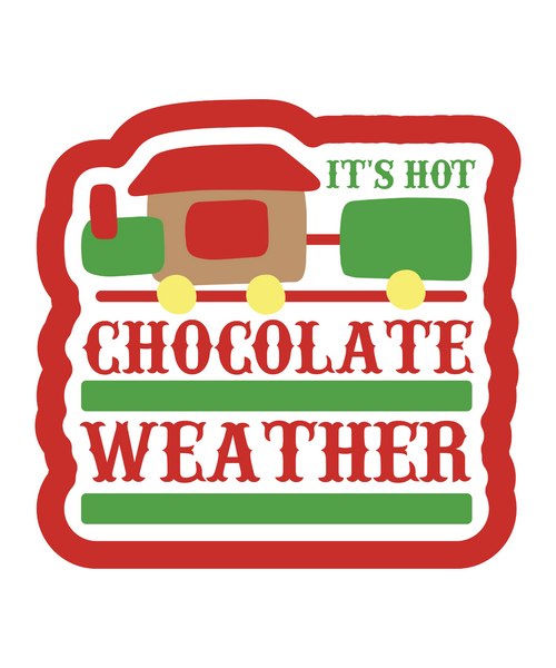 It's hot chocolate weather Poster Canvas Movie Film Print A0 A1 A2 A3 A4 A5 A6 A