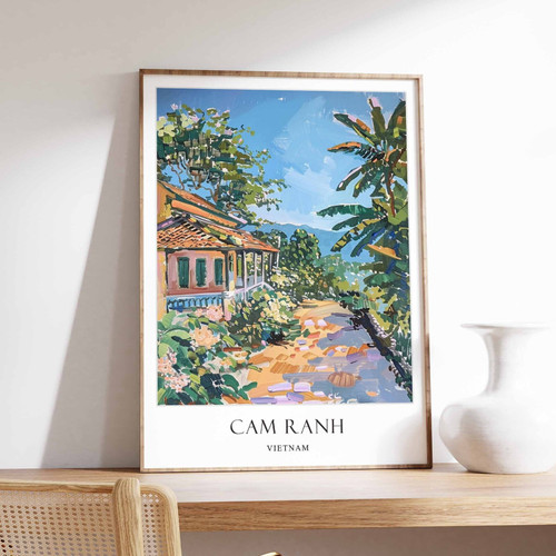 9_Cam Ranh Poster, Vietnam Poster, Southeast Asia Poster, Cam Ranh Travel Print,