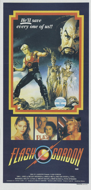 Flash Gordon (1980)_3 Movie Film Poster Canvas iconic design