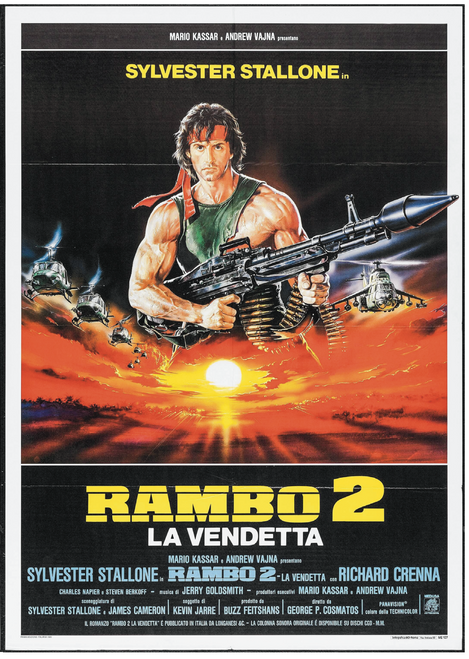 Rambo 6 Poster Canvas Movie Film Print A0 A1 A2 A3 A4 A5 A6 Art Wall Decoration