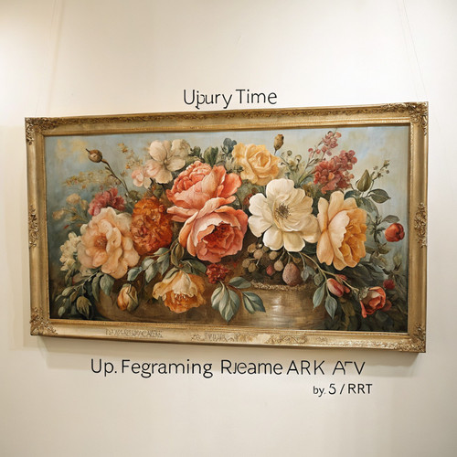 Samsung Frame TV Vintage Florals Artwork Instant Download - Antique delicate flo