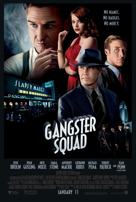 Gangster Squad (2013)_16 Movie Film Poster Canvas iconic design