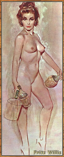 Fritz_Willis_Pinup_Art_0074 Poster Canvas Movie Film Print A0 A1 A2 A3 A4 A5 A6