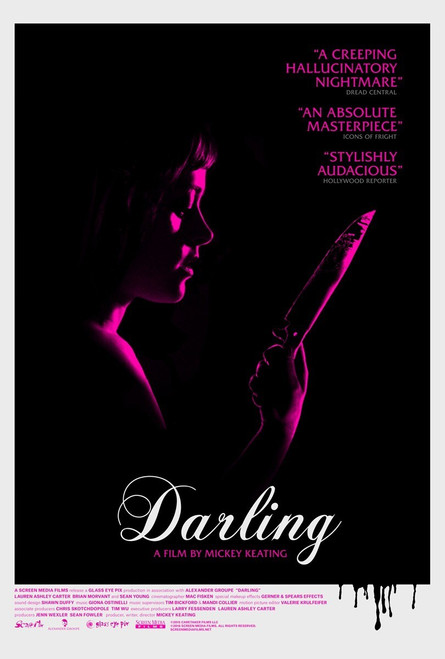 Darling (2016)_2 Movie Film Poster Canvas iconic design