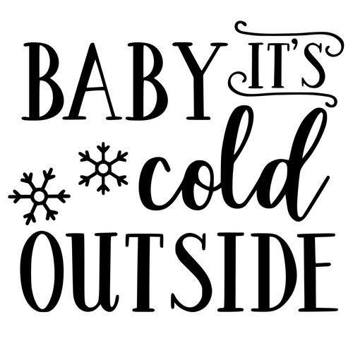 Baby It Is Cold Outside (2) Poster Canvas Movie Film Print A0 A1 A2 A3 A4 A5 A6