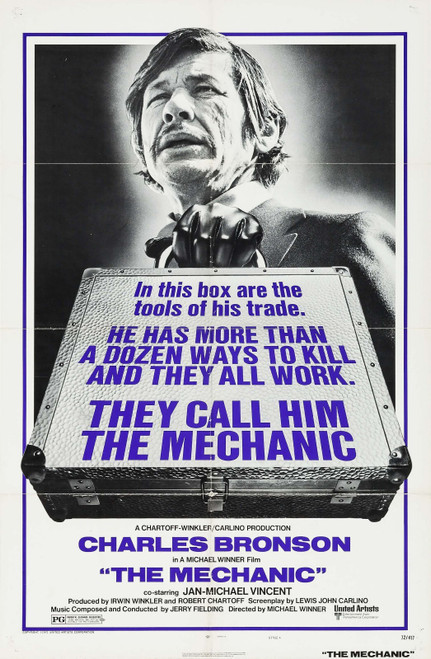 The Mechanic (1972)_1 Poster Canvas Movie Film Print A0 A1 A2 A3 A4 A5 A6 Art Wa