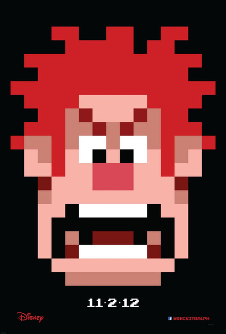 Wreck-It Ralph (2012)_1 Poster Canvas Movie Film Print A0 A1 A2 A3 A4 A5 A6 Art
