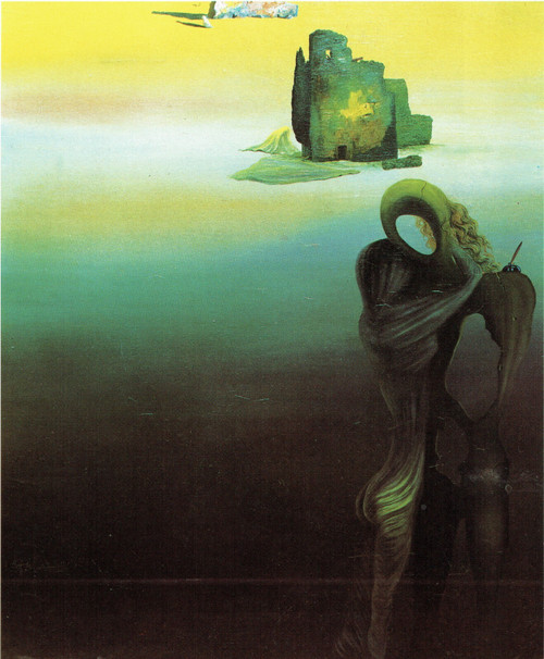 Salvador Dali - Gradiva Finds the Anthropomorphic Ruins 1931 Poster Canvas Movie