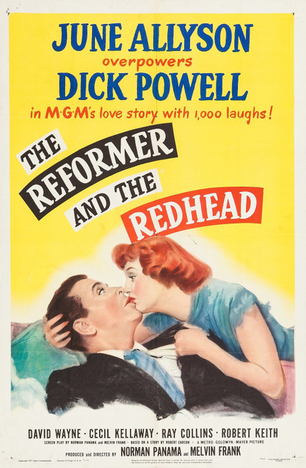 The Reformer and the Redhead (1950)_0 Poster Canvas Movie Film Print A0 A1 A2 A3