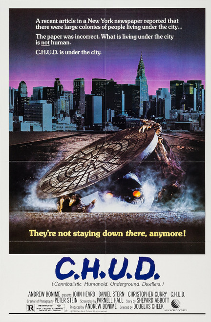 CHUD (1984)_1 Movie Film Poster Canvas iconic design