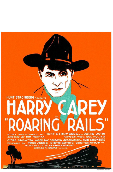 Roaring Rails (1924)_0 Poster Canvas Movie Film Print A0 A1 A2 A3 A4 A5 A6 Art W