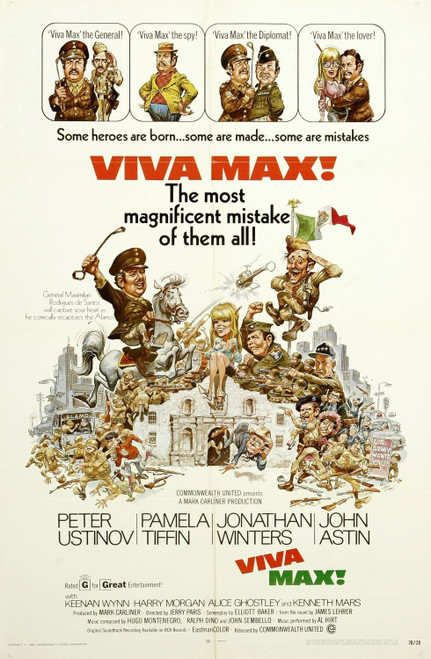 Viva Max! (1969)_0 Poster Canvas Movie Film Print A0 A1 A2 A3 A4 A5 A6 Art Wall
