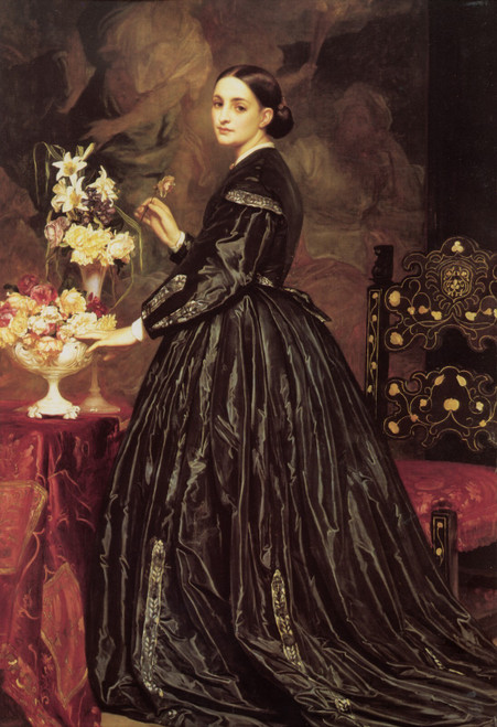 Leighton_Mrs_James_Guthrie Art Gallery Poster Canvas Print Wall Decoration A0 A1