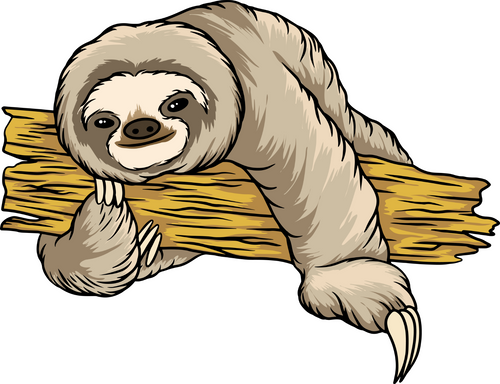 Sloth 16 Poster Canvas Movie Film Print A0 A1 A2 A3 A4 A5 A6 Art Wall Decoration