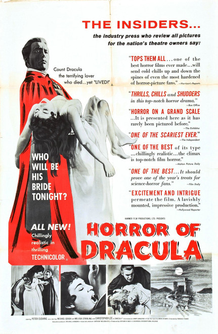Dracula 1958 11 Art Gallery Poster Canvas Print Wall Decoration A0 A1 A2 A3 A4 A