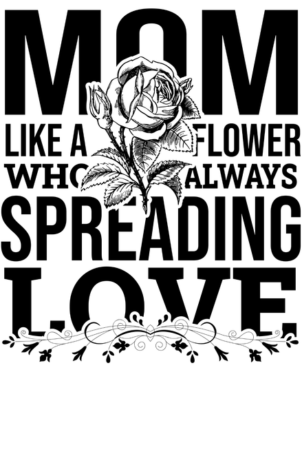 Mom Like a Flower-01 Poster Canvas Movie Film Print A0 A1 A2 A3 A4 A5 A6 Art Wal