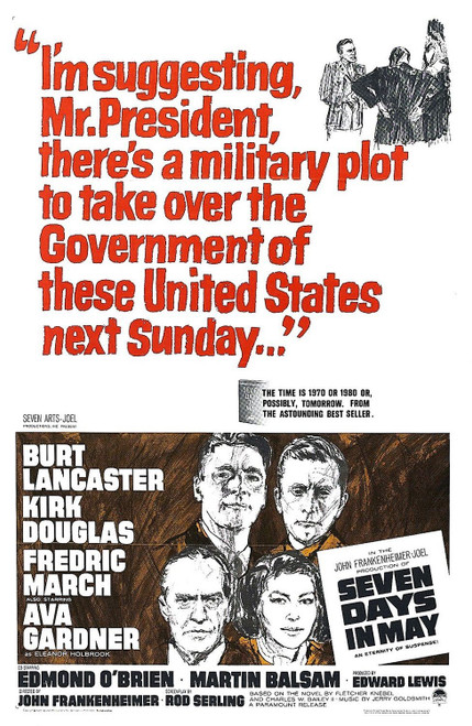 Seven Days in May (1964)_0 Poster Canvas Movie Film Print A0 A1 A2 A3 A4 A5 A6 A
